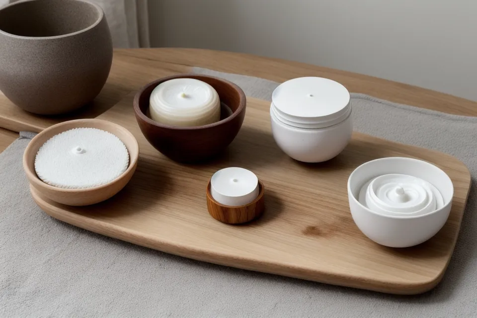 Copa sueca facial y tabla moldeadora del kit de maderoterapia facial para cabina