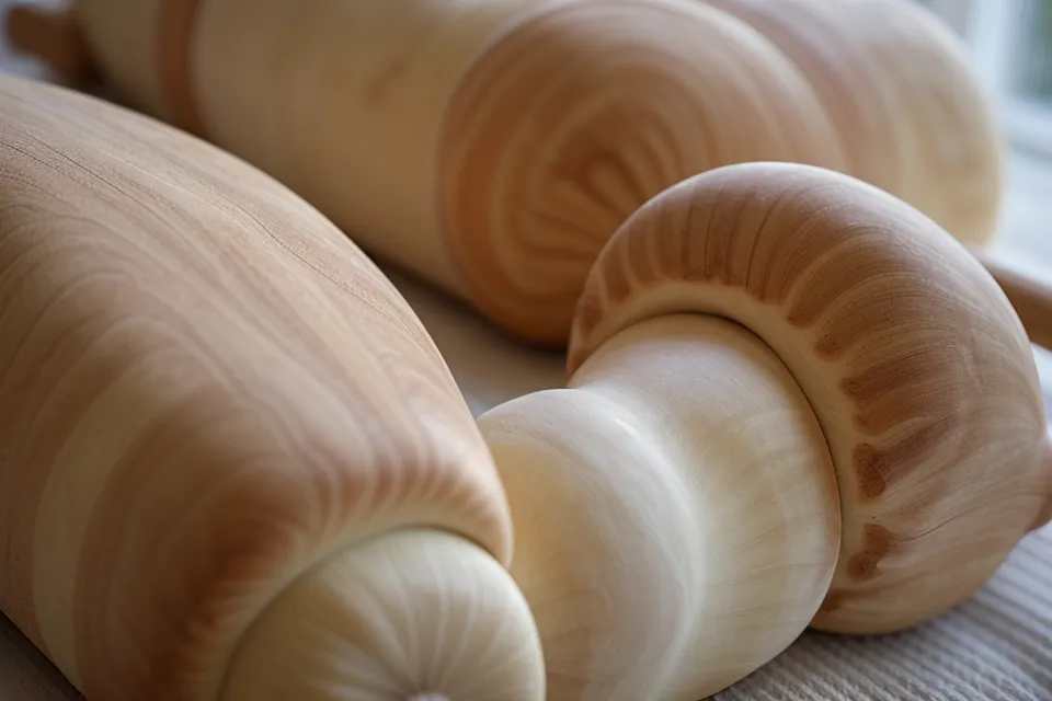 Rodillo de mazorca de madera de haya para tratamiento de flancos