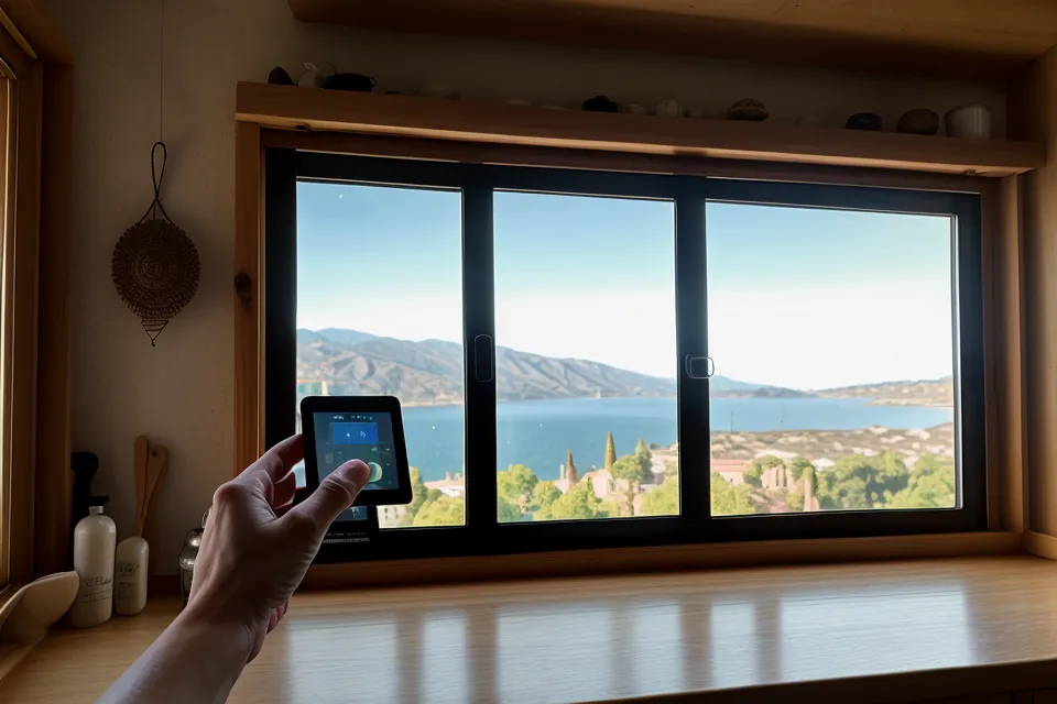 Tablet mostrando música de relajación en una sesión de maderoterapia